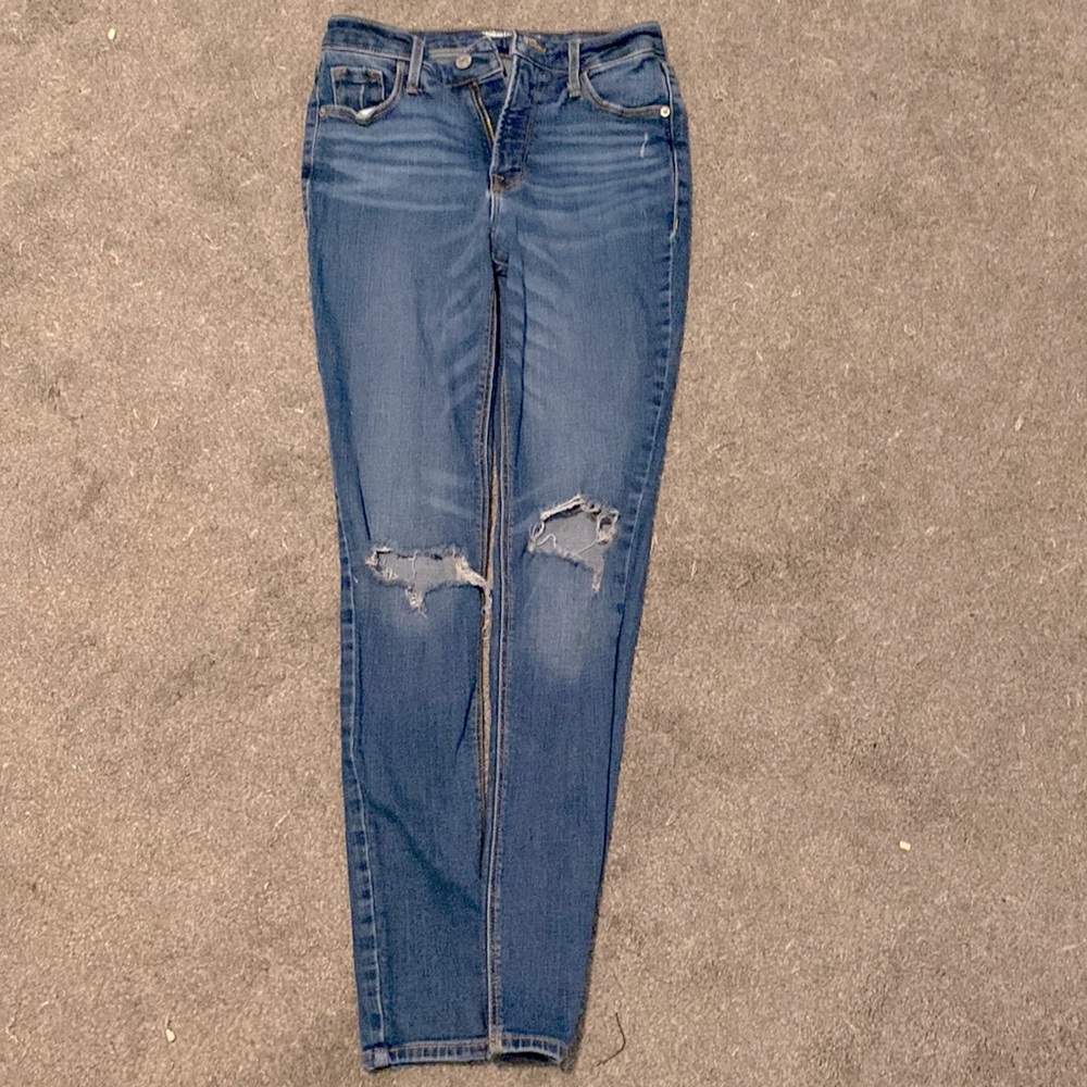Old Navy, rockstar super skinny, high rise, size 0